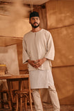 The Nest Men 3/4 Sleeve Kurta - Champagne