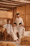 The Nest Men 3/4 Sleeve Kurta - Champagne