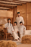 The Nest 3/4 Sleeve Kurta - Champagne