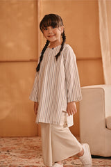 The Nest Kurung Riau Top - Earth Stripe