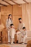 The Nest Men 3/4 Sleeve Kurta - Champagne