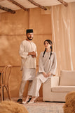 The Nest Men 3/4 Sleeve Kurta - Champagne