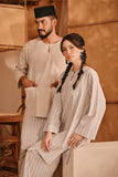 The Nest Men 3/4 Sleeve Kurta - Champagne