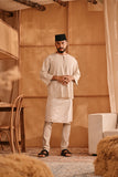 The Nest Men 3/4 Sleeve Kurta - Champagne