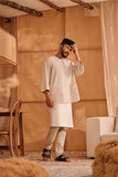 The Nest Men 3/4 Sleeve Kurta - Champagne