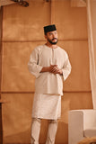 The Nest Men 3/4 Sleeve Kurta - Champagne