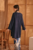 The Nest Women Kurung Riau Top - Navy Blue