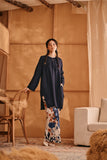 The Nest Women Kurung Riau Top - Navy Blue