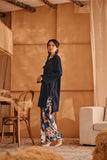 The Nest Women Kurung Riau Top - Navy Blue