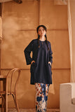 The Nest Women Kurung Riau Top - Navy Blue