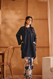 The Nest Women Kurung Riau Top - Navy Blue