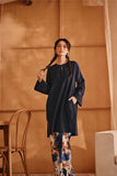 The Nest Women Kurung Riau Top - Navy Blue