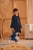 The Nest Kurung Riau Top - Navy Blue