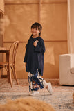 The Nest Kurung Riau Top - Navy Blue