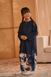 The Nest Kurung Riau Top - Navy Blue