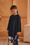 The Nest Kurung Riau Top - Navy Blue