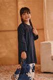 The Nest Kurung Riau Top - Navy Blue