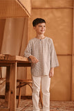 The Nest 3/4 Sleeve Kurta - Earth Checked