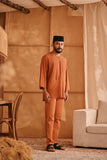 The Nest Men 3/4 Sleeve Kurta - Brown