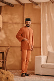 The Nest Men 3/4 Sleeve Kurta - Brown