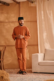 The Nest Men 3/4 Sleeve Kurta - Brown