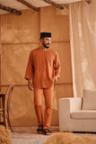 The Nest Men 3/4 Sleeve Kurta - Brown