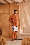 The Nest Men 3/4 Sleeve Kurta - Brown