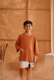 The Nest 3/4 Sleeve Kurta - Brown