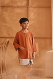 The Nest 3/4 Sleeve Kurta - Brown