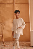 The Nest 3/4 Sleeve Kurta - Champagne