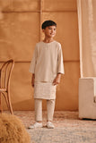 The Nest 3/4 Sleeve Kurta - Champagne