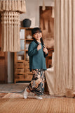 The Bay Broderie Kurung Blouse - Emerald Green