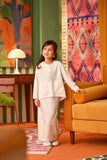 The Rasa Cinta Jacquard Skirt - Festive White