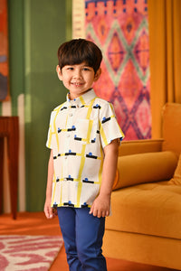 The Rasa Cinta Batik Shirt - Lemon Garden
