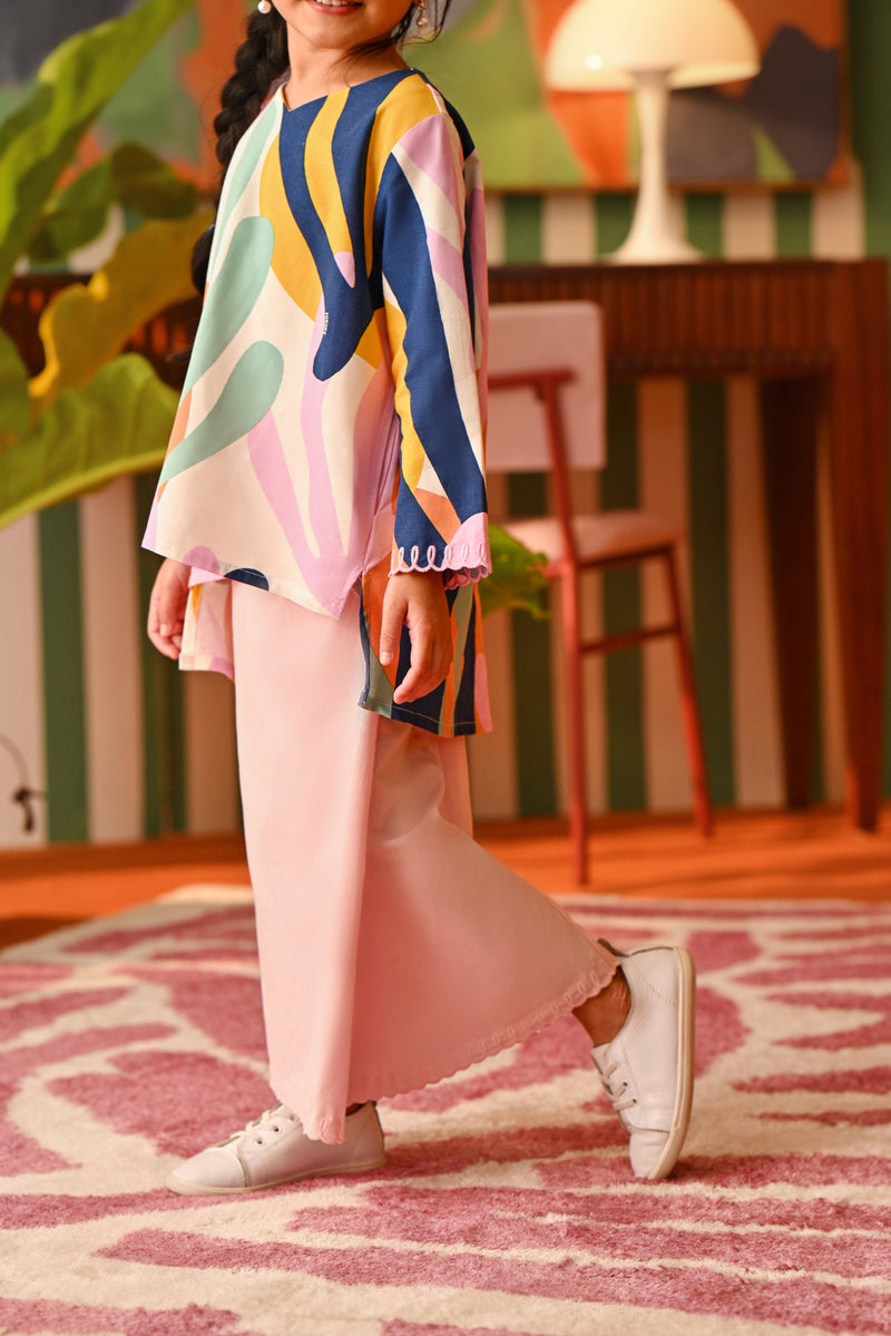 The Rasa Cinta Folded Skirt - Pink