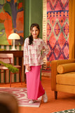 The Rasa Cinta Folded Skirt - Fuchsia Pink