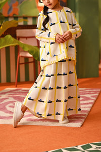 The Rasa Cinta Umbrella Skirt - Lemon Garden