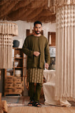 The Bay Men Kurta - Olive