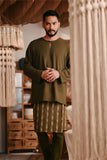 The Bay Men Kurta - Olive