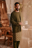 The Bay Men Kurta - Olive