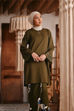 The Bay Women Summer Kurung Top - Olive