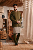 The Bay Men Kurta - Olive