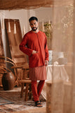 The Bay Men Kurta - Terracotta