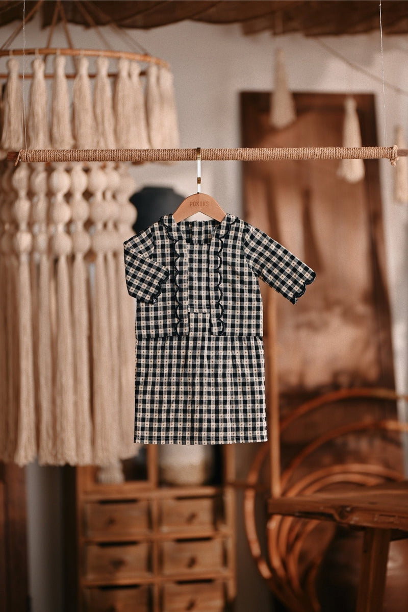 The Bay Babies Broderie Kebaya - Deep Nova