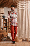 The Bay Men Batik Shirt - Blooming