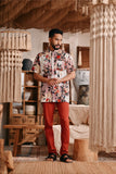 The Bay Men Batik Shirt - Blooming