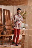 The Bay Men Batik Shirt - Blooming