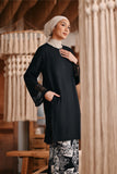 The Bay Women Summer Kurung Top - Black