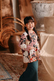 The Bay Broderie Kurung Blouse - Blooming