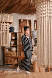 The Bay Broderie Kebaya - Black Checked